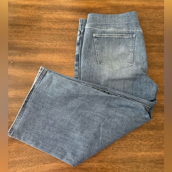 NYDJ High Rise Pull On Cropped Jeans - Picture 4 of 7